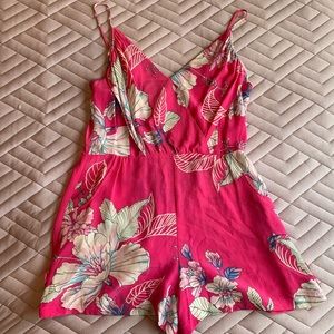 Yumi Kim Silk Floral Romper